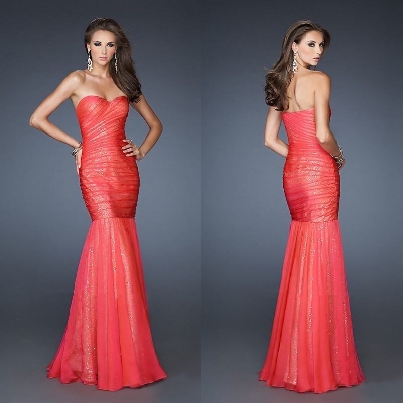 custom-made-strapless-sweetheart-ruched-bodice-mermaid-long-evening-dress-prom-dress-party-dress-coral-dress