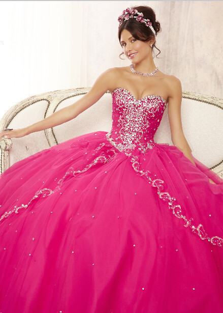 vestido de quinze anos rosa