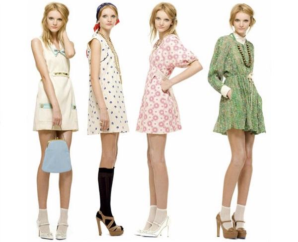 roupas femininas estilo anos 60